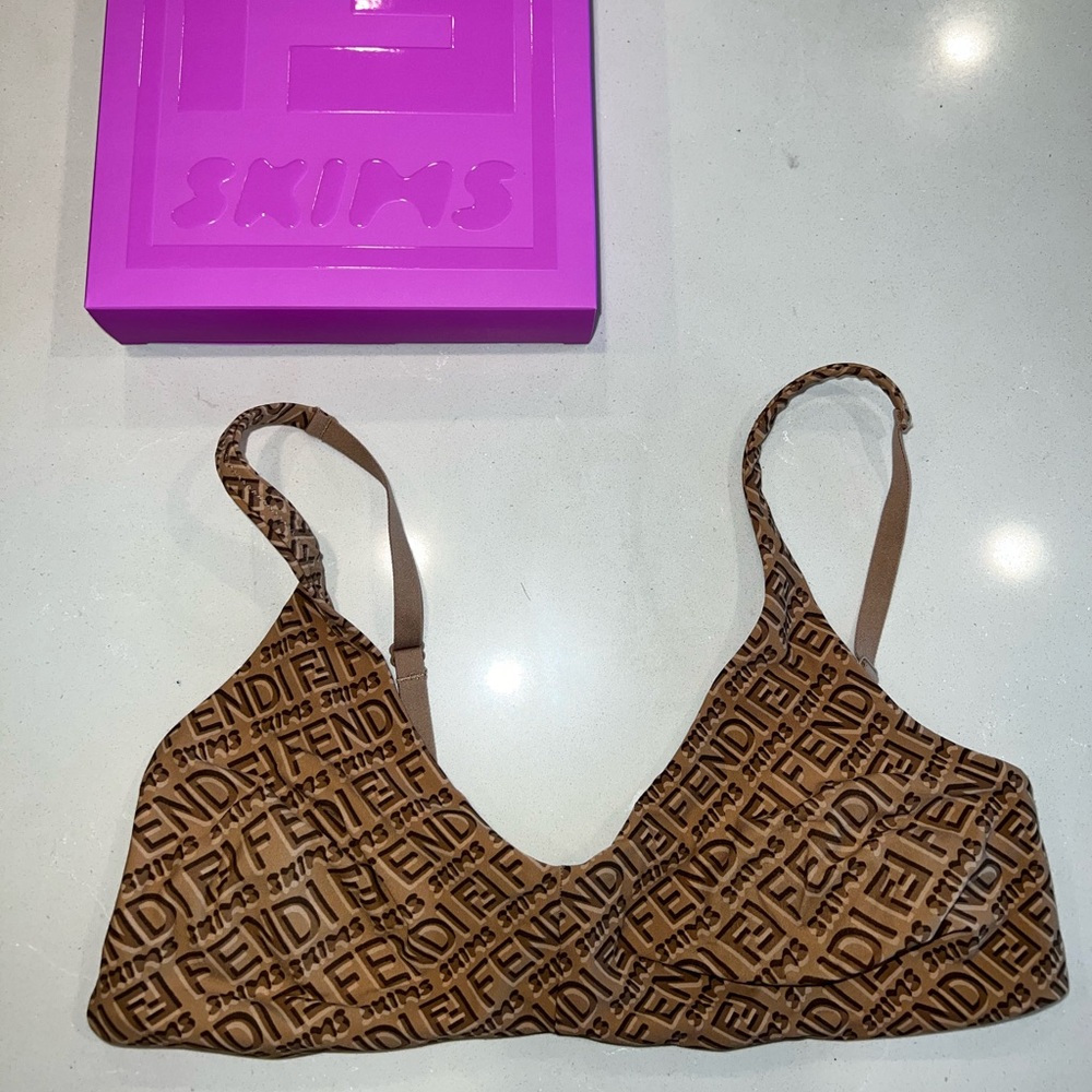 FENDI X SKIMS BRA